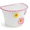 Kids White Flower Basket -Professional Bicycle Discount Store 71100b