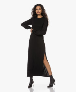 Enza Costa Lurex Jersey Maxi Jurk Met Split - Zwart -Professional Bicycle Discount Store 221206 a2626fc6 c5a6 4335 8f78 71bd31d4f647