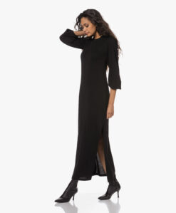 Enza Costa Lurex Jersey Maxi Jurk Met Split - Zwart -Professional Bicycle Discount Store 221206 f143c98a 6a91 4c01 955f 95e1216e8e22