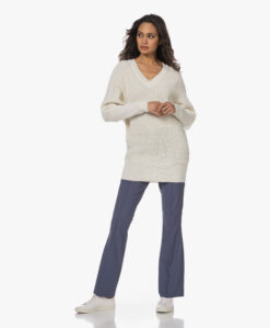 Sibin/Linnebjerg Ebba Merino Wolmix V-Hals Trui - Off-White -Professional Bicycle Discount Store 230321 af39b06c e980 4eb3 a803 d21e5380428a