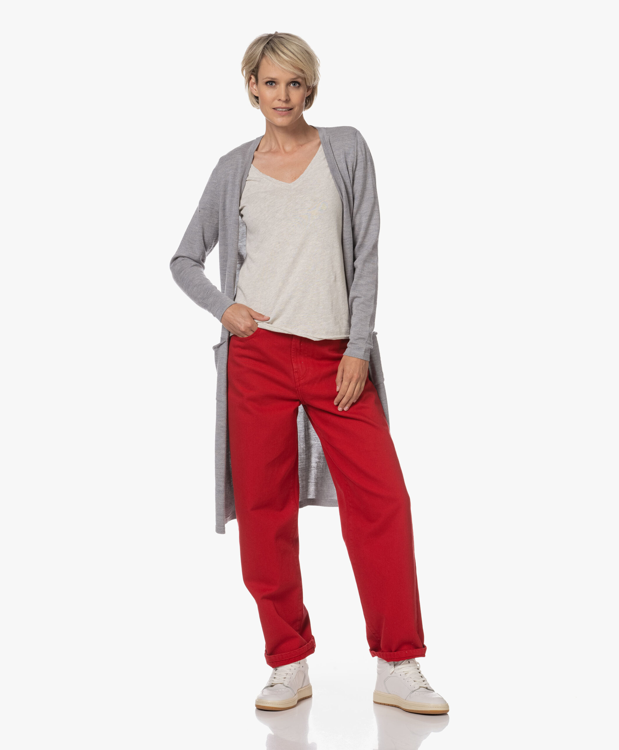 American Vintage Sonoma Slub Jersey T-Shirt - Polar Melange 11 American Vintage Sonoma Slub Jersey T-Shirt - Polar Melange - Image 9