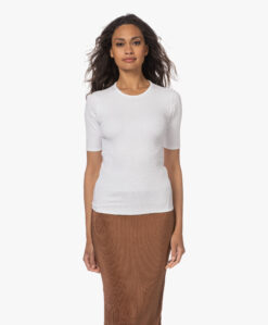 Rag & Bone The Essential Rib Pima Katoenen T-Shirt - Wit -Professional Bicycle Discount Store 230530 afc57477 c9bd 4471 9281 fb50a40a97a0