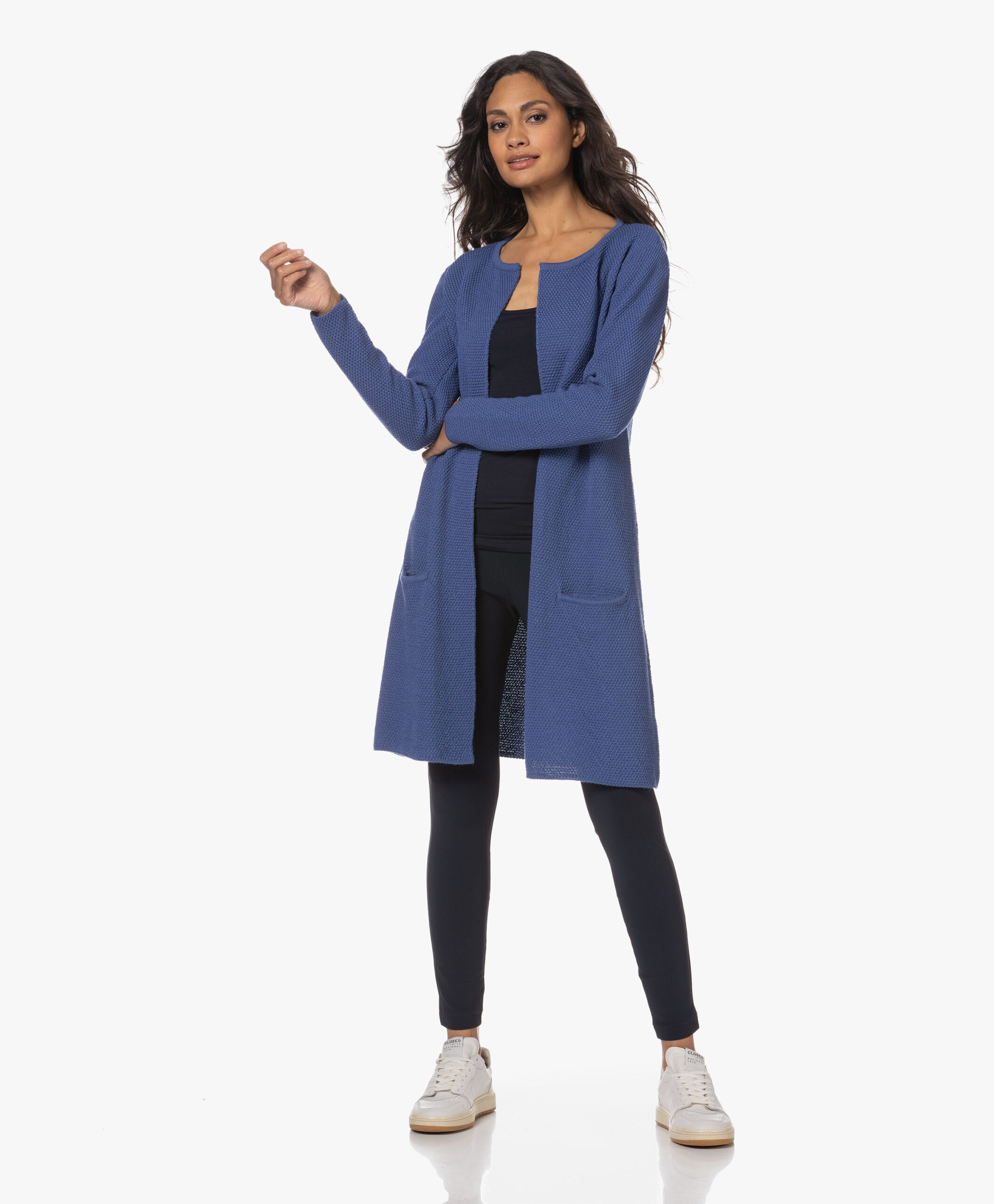 Sibin/Linnebjerg Mary Merinomix Open Vest - Clear Blue 8 Sibin/Linnebjerg Mary Merinomix Open Vest - Clear Blue - Image 6