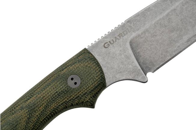 Bradford Knives Guardian 3, 32S-109-MC MagnaCut Sabre Stonewashed, 3D Camo Micarta, Fixed Knife 7 Bradford Knives Guardian 3, 32S-109-MC MagnaCut Sabre Stonewashed, 3D Camo Micarta, Fixed Knife - Image 5