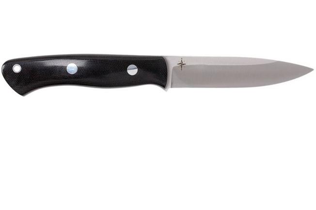 Bark River Aurora A2, Black Canvas Micarta 4 Bark River Aurora A2, Black Canvas Micarta - Image 2