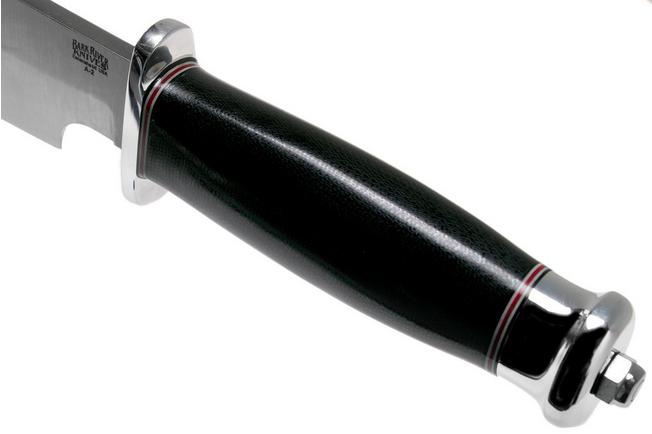 Bark River Highwayman III A2 Black Canvas Micarta Bowie Knife 7 Bark River Highwayman III A2 Black Canvas Micarta Bowie Knife - Image 5