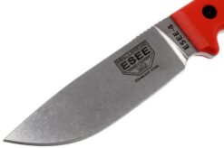 ESEE Model 4 Stainless 440C Orange 4P-MB-SS-OR With Sheath + Clip And MOLLE-back -Professional Bicycle Discount Store EE ESEE 4P MB SS OR 03 esee knives model 4 ee esee 4p mb ss or 03