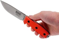 ESEE Model 4 Stainless 440C Orange 4P-MB-SS-OR With Sheath + Clip And MOLLE-back -Professional Bicycle Discount Store EE ESEE 4P MB SS OR 07 esee knives model 4 ee esee 4p mb ss or 07