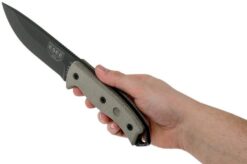 ESEE Model 5 Tactical Gunsmoke, Desert Tan Handle 5P-TG With Kydex Sheath + Belt Clip -Professional Bicycle Discount Store EE ESEE 5P TG 06 esee knives