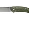 GiantMouse ACE Iona G10 Green, Satin Pocket Knife, Ansø En Voxnaes Design -Professional Bicycle Discount Store GMIONA G10 GRN 01 giant mouse