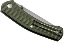 GiantMouse ACE Iona G10 Green, Satin Pocket Knife, Ansø En Voxnaes Design -Professional Bicycle Discount Store GMIONA G10 GRN 04 giant mouse