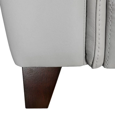 87" Bergen Genuine Leather Square Arm Sofa - Armen Living 9 87" Bergen Genuine Leather Square Arm Sofa - Armen Living - Image 7