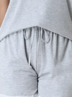 Cheibear Women's Sleepwear Lounge Soft Nightwear With Pockets Shorts Sleeve Pajama Set -Professional Bicycle Discount Store GUEST 03c8bce6 b092 4547 ad90 5eceb25a6a9f