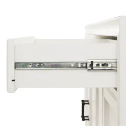 3pc Tara Entertainment Set With Closed Storage Distressed White - Crosley -Professional Bicycle Discount Store GUEST 0f118ce6 bb42 4cc5 b3eb edbfca718cf5