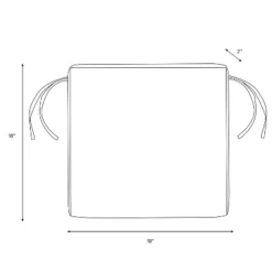 18" X 18" Outdoor Seat Cushion Bianca Floral - Skyline Furniture 9 18" X 18" Outdoor Seat Cushion Bianca Floral - Skyline Furniture -Professional Bicycle Discount Store GUEST 30213c28 9bd5 498f 962e a9c29d4528ff