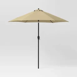 9'x9' Patio Market Umbrella - Black Pole - Room Essentials™ -Professional Bicycle Discount Store GUEST 360130ed 5293 44e5 badc e5a29898f7ee
