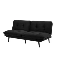 Finley Convertible Futon Sofa Bed Black - Serta -Professional Bicycle Discount Store GUEST 38121e83 dc94 4283 b7b0 041ee87cf536