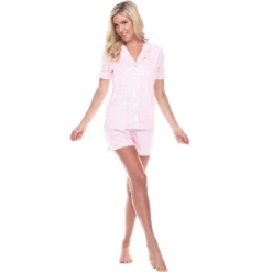 Women's Short Sleeve Pajama Set - White Mark 10 Women's Short Sleeve Pajama Set - White Mark -Professional Bicycle Discount Store GUEST 43012126 24e3 4775 a369 b1dc6f46c5d4