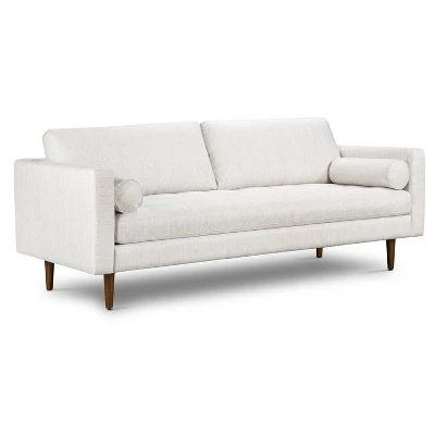 Florence Mid-Century Modern Sofa Bright Ash - Poly & Bark 3 Florence Mid-Century Modern Sofa Bright Ash - Poly & Bark