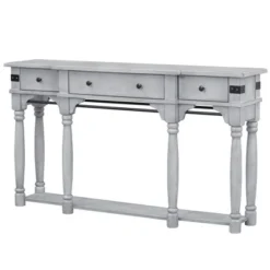 Vintage Style 60" Console Table With Storage Drawers And Bottom Shelf - ModernLuxe -Professional Bicycle Discount Store GUEST 5bc68a2c 8b28 4605 92fb bafb5f1b7ed7