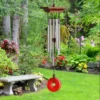 Woodstock Wind Chimes For Outside, Garden Décor, Outdoor & Patio Décor, Woodstock Red Jasper Chime Silver Wind Chimes -Professional Bicycle Discount Store GUEST 65242e09 ca80 4874 80e2 3b7d5378e206