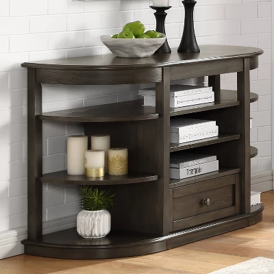 Lusk Wooden Sofa Table Gray - HOMES: Inside + Out 3 Lusk Wooden Sofa Table Gray - HOMES: Inside + Out