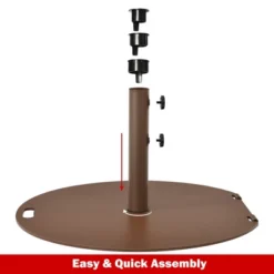 Costway 9ft Patio Umbrella Outdoor W/ 50 LBS Round Umbrella Stand W/ Wheels -Professional Bicycle Discount Store GUEST 6851c6dc a45a 4a6a 82e3 78b00a810c7d