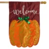Welcome Pumpkin Fall Applique House Flag Autumn 28" X 40" Briarwood Lane 1 Welcome Pumpkin Fall Applique House Flag Autumn 28" X 40" Briarwood Lane -Professional Bicycle Discount Store GUEST 70fb188b 0278 48a5 8494 722dd167c1a6