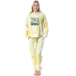 Minions Positive Vibes Tie Dye Womens' Pajama Cropped Hooded Jogger Set Yellow -Professional Bicycle Discount Store GUEST 74d680ce f06d 403a 9172 f9a8c28eb02d