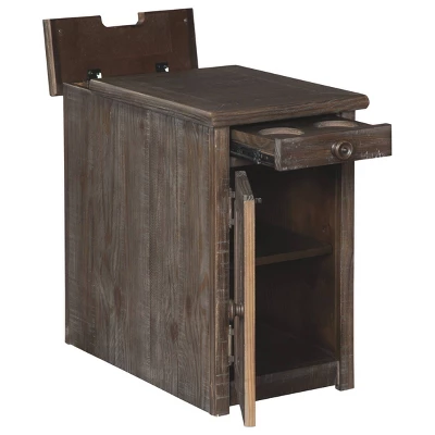 Wyndahl Chairside End Table Rustic Brown - Signature Design By Ashley 4 Wyndahl Chairside End Table Rustic Brown - Signature Design By Ashley - Image 2