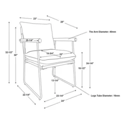 Cushioned Metal & Wood Accent Arm Chair - Cream/Black - Hearth & Hand™ With Magnolia -Professional Bicycle Discount Store GUEST 84c70339 8fe6 4d7e 9c25 b29cf77d6a96