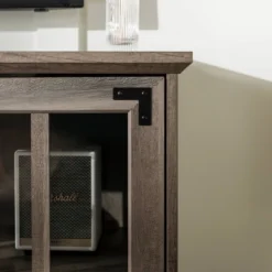 Avalene Modern Farmhouse 4 Door Glass Window Pane TV Stand For TVs Up To 65" - Saracina Home -Professional Bicycle Discount Store GUEST 8add274a 939f 41b2 a6a5 6c0cfc326aa3