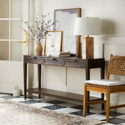 East Bluff Woven Drawer Console Table - Threshold™ Designed With Studio McGee 3 East Bluff Woven Drawer Console Table - Threshold™ Designed With Studio McGee