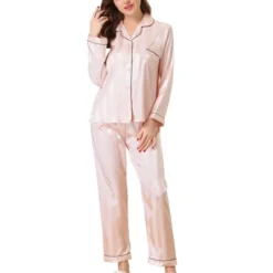 Cheibear Womens Satin Sleepwear Soft Button Down Nightwear With Pants Lounge Pajama Set 14 Cheibear Womens Satin Sleepwear Soft Button Down Nightwear With Pants Lounge Pajama Set -Professional Bicycle Discount Store GUEST b5ea67ad 0f55 4ea1 8bd0 1dbb6aa59150