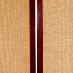 6 Ft. Tall Jute Shoji Screen - Rosewood (5 Panel)