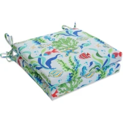 2pc Outdoor/Indoor Squared Corners Seat Cushions Coral Bay Blue - Pillow Perfect 13 2pc Outdoor/Indoor Squared Corners Seat Cushions Coral Bay Blue - Pillow Perfect -Professional Bicycle Discount Store GUEST c2788153 239d 4e51 b98e fb7d97e72790
