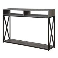 Tucson Deluxe Console Table With Shelf - Breighton Home -Professional Bicycle Discount Store GUEST cc1c3458 6f69 4050 8eb8 2dc5b8ceea7d