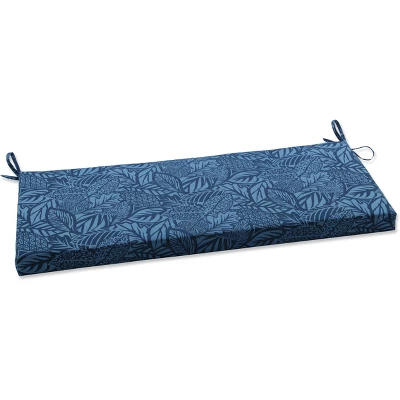 Outdoor/Indoor Bench Cushion Blue - Pillow Perfect 7 Outdoor/Indoor Bench Cushion Blue - Pillow Perfect - Image 5