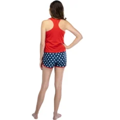Wonder Woman Logo Womens Mesh Tank & Shorts Pajama Set Red -Professional Bicycle Discount Store GUEST d09079db 1a4e 4b90 91e9 9bc542de5943
