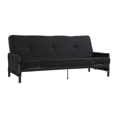 6" Mattress With Fairview Storage Futon Black - Room & Joy 7 6" Mattress With Fairview Storage Futon Black - Room & Joy - Image 5