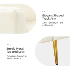 Lanna 76"Wide Vegan Leather Modern Style Convertible Futon Sofa Bed For Living Room Guest Bedroom | ARTFUL LIVING DESIGN -Professional Bicycle Discount Store GUEST d1a66786 d6af 4cdc 8707 0711c8993daf