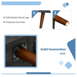 Costway Convertible Futon Sofa Bed Adjustable Couch Sleeper W/ Wood Legs NavyGreyYellow 17 Costway Convertible Futon Sofa Bed Adjustable Couch Sleeper W/ Wood Legs NavyGreyYellow -Professional Bicycle Discount Store GUEST d5bceb4c 52ae 4eb7 aa2d 38c024b12232