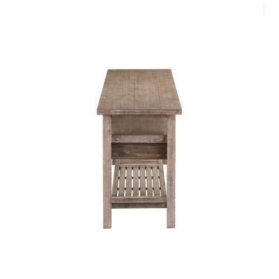 Sonoma TV Stand For TVs Up To 58" Gray - Boraam 5 Sonoma TV Stand For TVs Up To 58" Gray - Boraam - Image 3