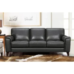 87" Bergen Genuine Leather Square Arm Sofa - Armen Living 21 87" Bergen Genuine Leather Square Arm Sofa - Armen Living -Professional Bicycle Discount Store GUEST dd5178ec 9101 4b70 a33a 1dd7ca344603