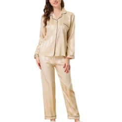 Cheibear Womens Satin Sleepwear Soft Button Down Nightwear With Pants Lounge Pajama Set 15 Cheibear Womens Satin Sleepwear Soft Button Down Nightwear With Pants Lounge Pajama Set -Professional Bicycle Discount Store GUEST dfb4abee 9728 49ec b1bd 8202a63151fa