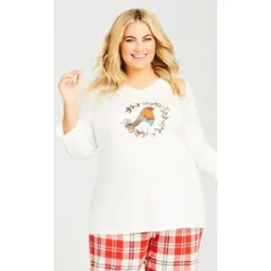 Women's Plus Size Robin Sleep Top - Cream | AVENUE 13 Women's Plus Size Robin Sleep Top - Cream | AVENUE -Professional Bicycle Discount Store GUEST e2a553c3 8c95 4611 91b6 bef27dbd37cc