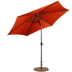Costway 9ft Patio Umbrella Outdoor W/ 50 LBS Round Umbrella Stand W/ Wheels -Professional Bicycle Discount Store GUEST e898d859 0932 4d7b a560 112b43392629