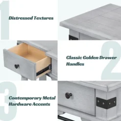 Vintage Style 60" Console Table With Storage Drawers And Bottom Shelf - ModernLuxe -Professional Bicycle Discount Store GUEST f4d3fb53 e56c 477b 8188 723bd96d44e4