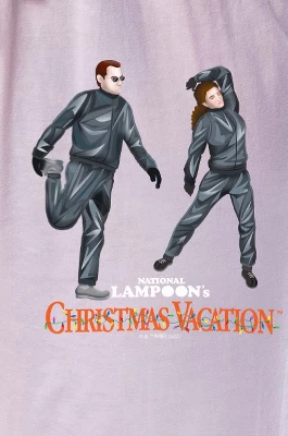 National Lampoon's Christmas Vacation Womens' Sleep Jogger Pajama Pants Pink 3 National Lampoon's Christmas Vacation Womens' Sleep Jogger Pajama Pants Pink - Image 2