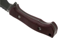 Rick Hinderer Ranch Bowie Burgundy Canvas Micarta, Battle Black, Bowie Knife 13 Rick Hinderer Ranch Bowie Burgundy Canvas Micarta, Battle Black, Bowie Knife -Professional Bicycle Discount Store HRK TRB BB BM 04 rick hinderer knives